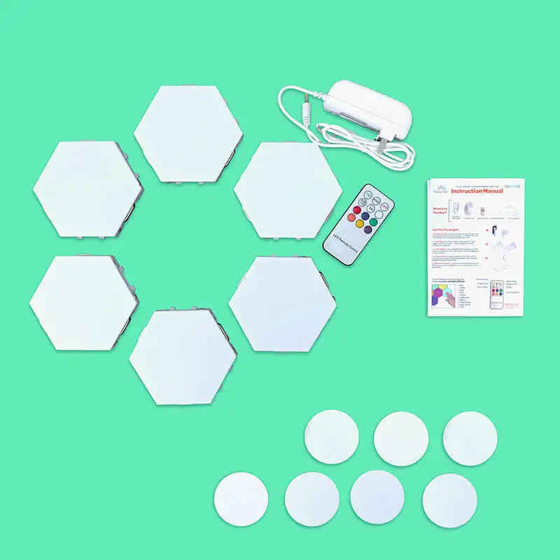 Lumagic LED light kit components.