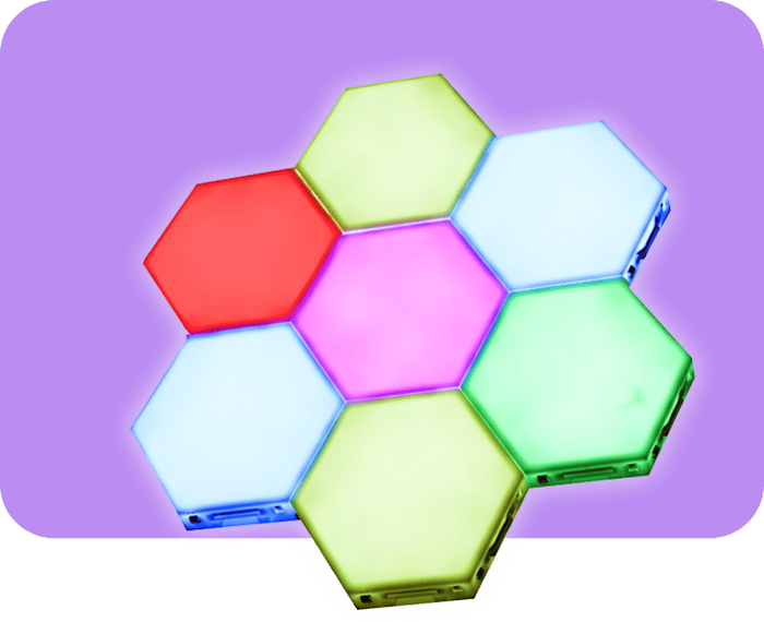 Lights with background