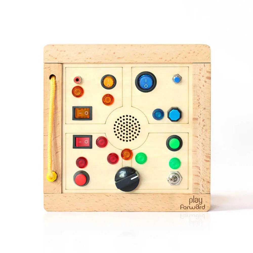 Busy Buttons Light Board: Montessori-Inspired Sensory Activity Board ...